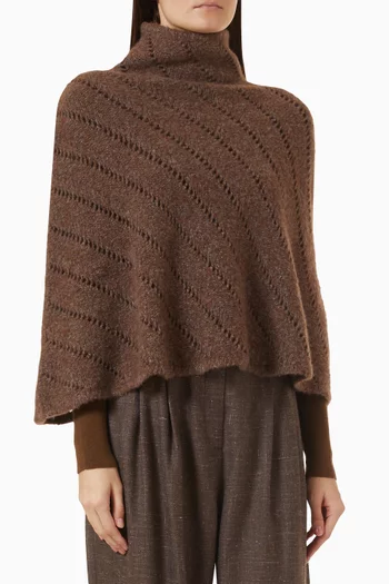 Agnes Cape in Cashmere Blend