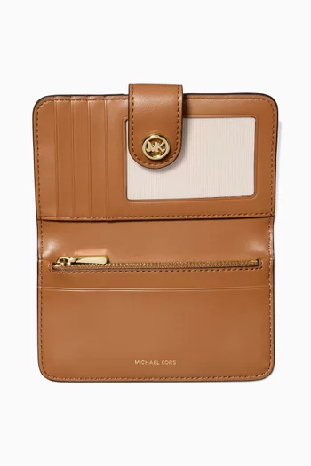 Medium Pop Charm Wallet in Monogram Canvas