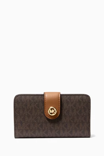 Medium Pop Charm Wallet in Monogram Canvas