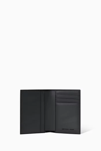 Hudson Folio Card Case in Signature Logo Canvas