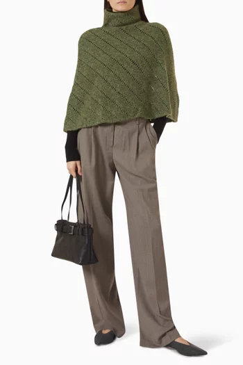 Agnes Cape in Cashmere-silk