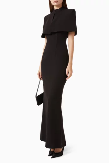 Deva High-Neck Cape