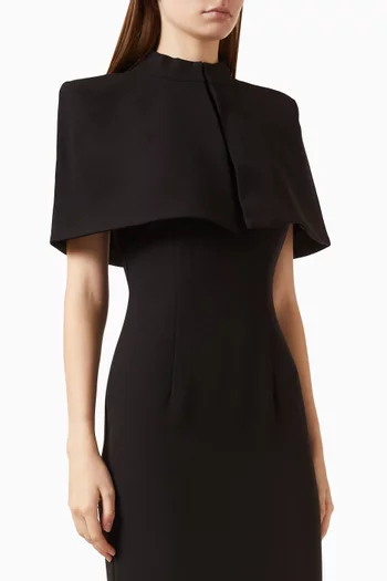 Deva High-Neck Cape