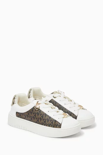 Dottie Sneakers in Signature Logo Canvas & Leather