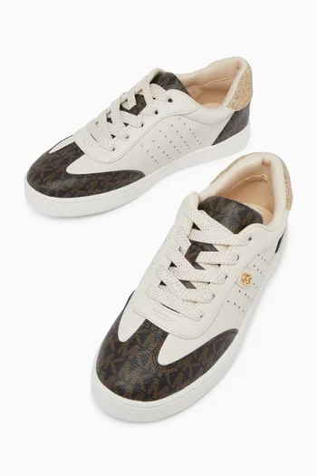 Jem Scotty Sneakers in Leather & Canvas