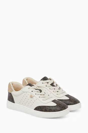 Jem Scotty Sneakers in Leather & Canvas