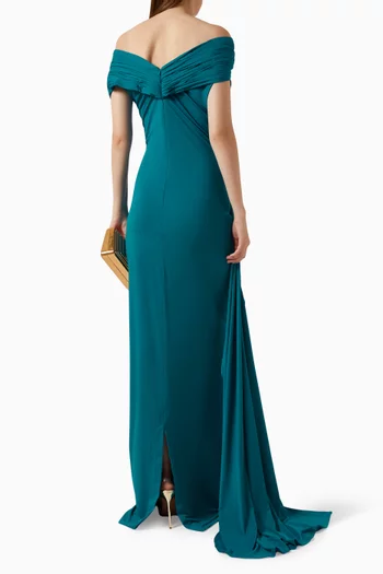 Off-shoulder Dress in Jersey