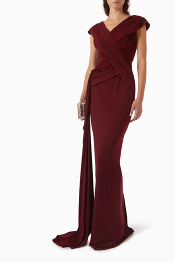 Off-shoulder Dress in Jersey