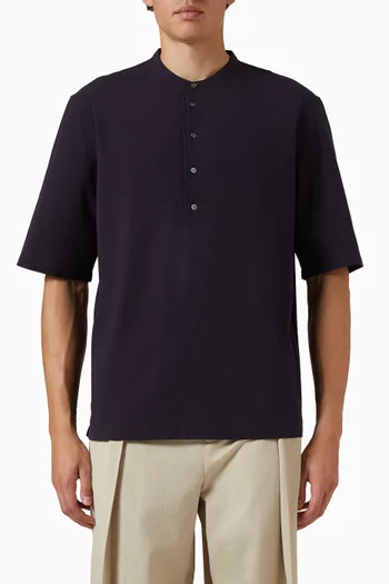 Henley Shirt in Cotton