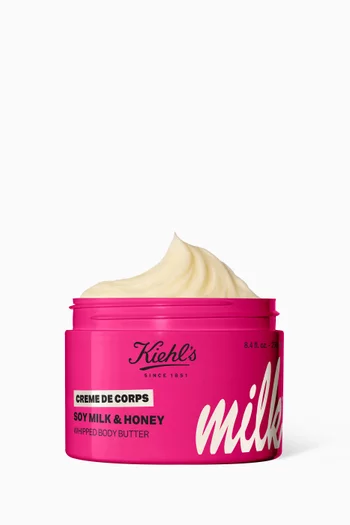 Creme de Corps Soy Milk & Honey Whipped Body Butter, 226ml