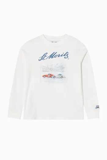 Luton Graphic-print T-shirt in Cotton