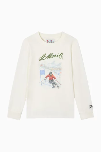 Luton Graphic-print T-shirt in Cotton