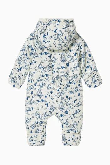 Glace-print Pramsuit