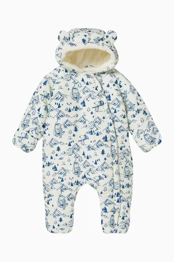 Glace-print Pramsuit