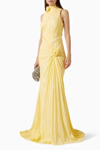 Rosavelle Floral Gown in Linen