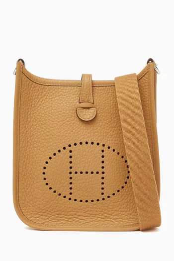 Unused Mini Evelyne Crossbody Bag in Taurillon Clemence Leather