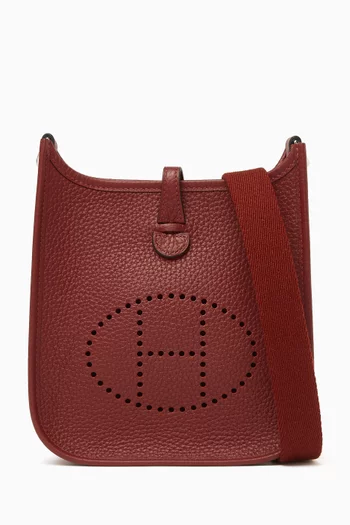 Unused Mini Evelyne Bag in Taurillon Clemence Leather