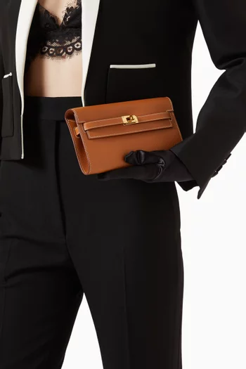 Unused Kelly To Go Wallet in Epsom Leather