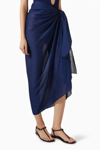 St. Tropez Sarong in Cotton-voile