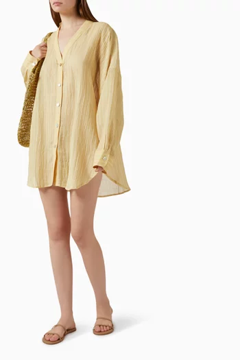 Barcelona Tunic in Crinkle Linen