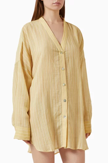 Barcelona Tunic in Crinkle Linen