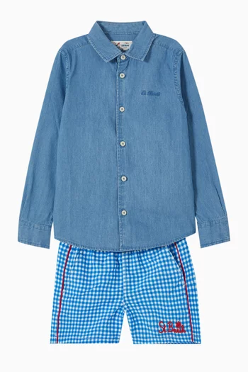 Jean Pocket Swim Shorts