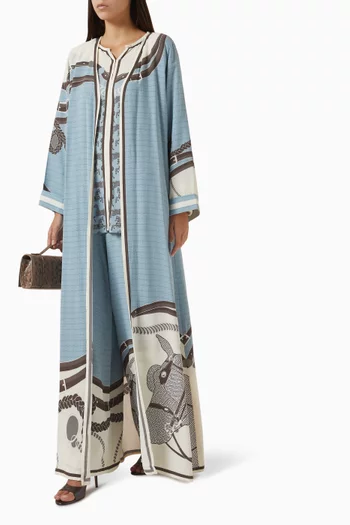 Printed Abaya