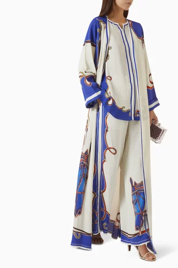Printed Abaya