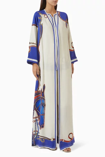Printed Abaya