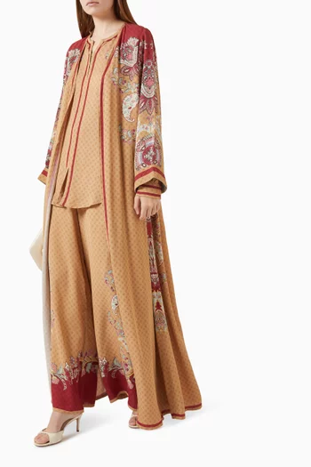 Printed Abaya