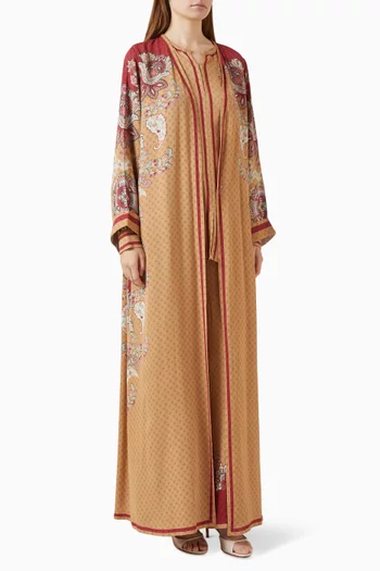 Printed Abaya