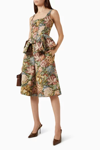 Skater Shorts in Brocade