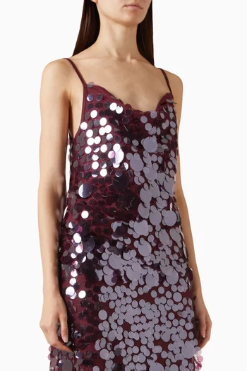 Sequin Waterfall Slip Top