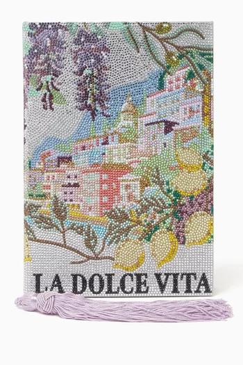 Storybook La Dolce Vita Crystal Clutch Bag