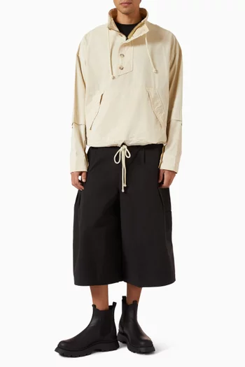 Bowery Anorak Hoodie in Cotton