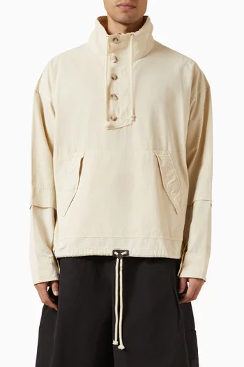 Bowery Anorak Hoodie in Cotton