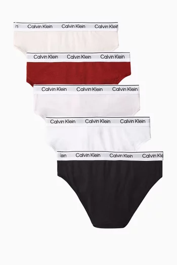 Logo Bikini Briefs, Set of 5