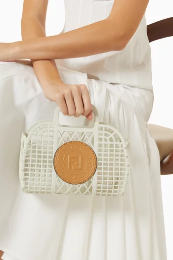 Mini Basket Bag in Plastic