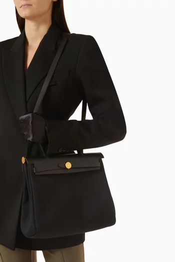 Herbag Zip 31 Bag in Canvas & Leather
