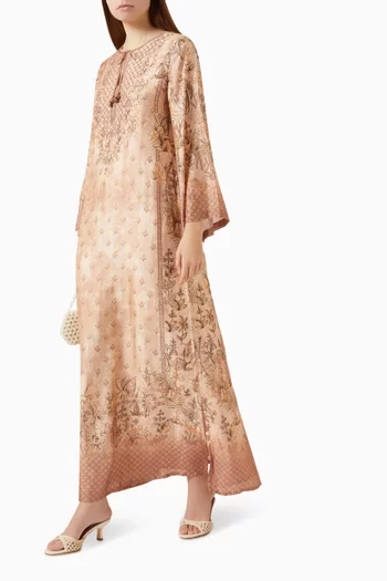 Printed Kaftan in Lyocell