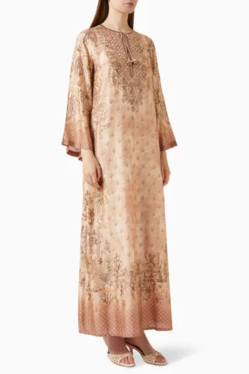Printed Kaftan in Lyocell