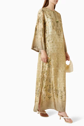 Printed Kaftan in Lyocell
