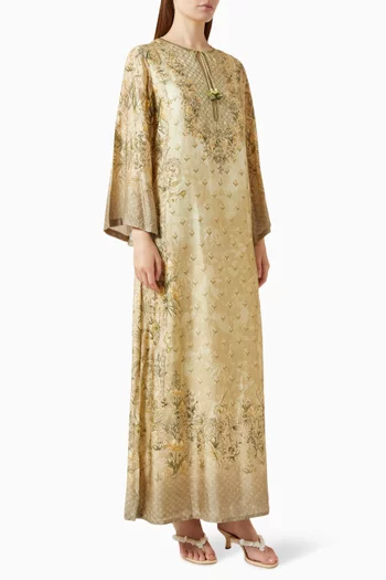 Printed Kaftan in Lyocell