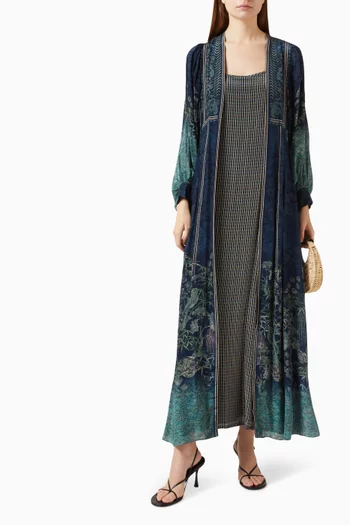 Printed Kaftan in Georgette