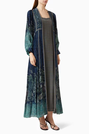 Printed Kaftan in Georgette