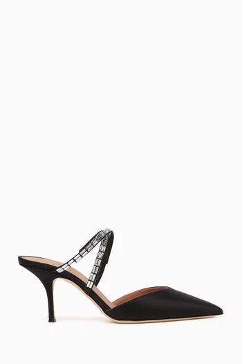 Penn 70 Mule Pumps in Satin