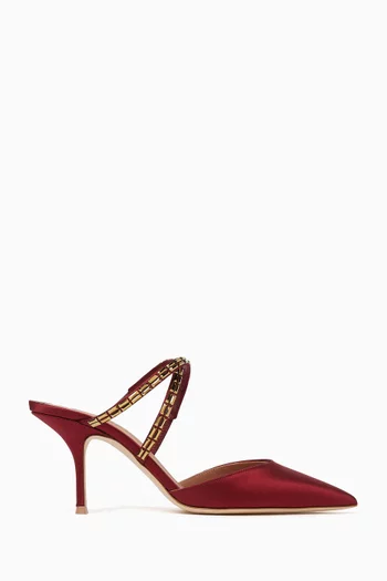 Penn 70 Mule Pumps in Satin