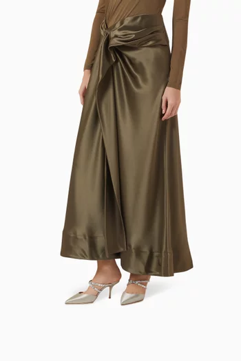 Penn 70 Mule Pumps in Satin