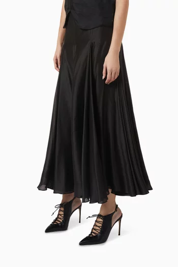حذاء كلاسيك اليا بكعب 90 مم جلد نابا