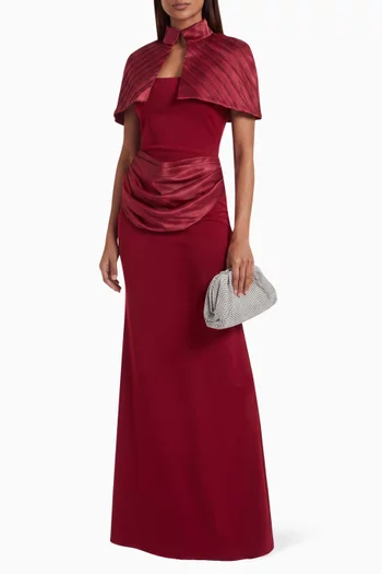 Katheline & Runelle Capelet Dress Set